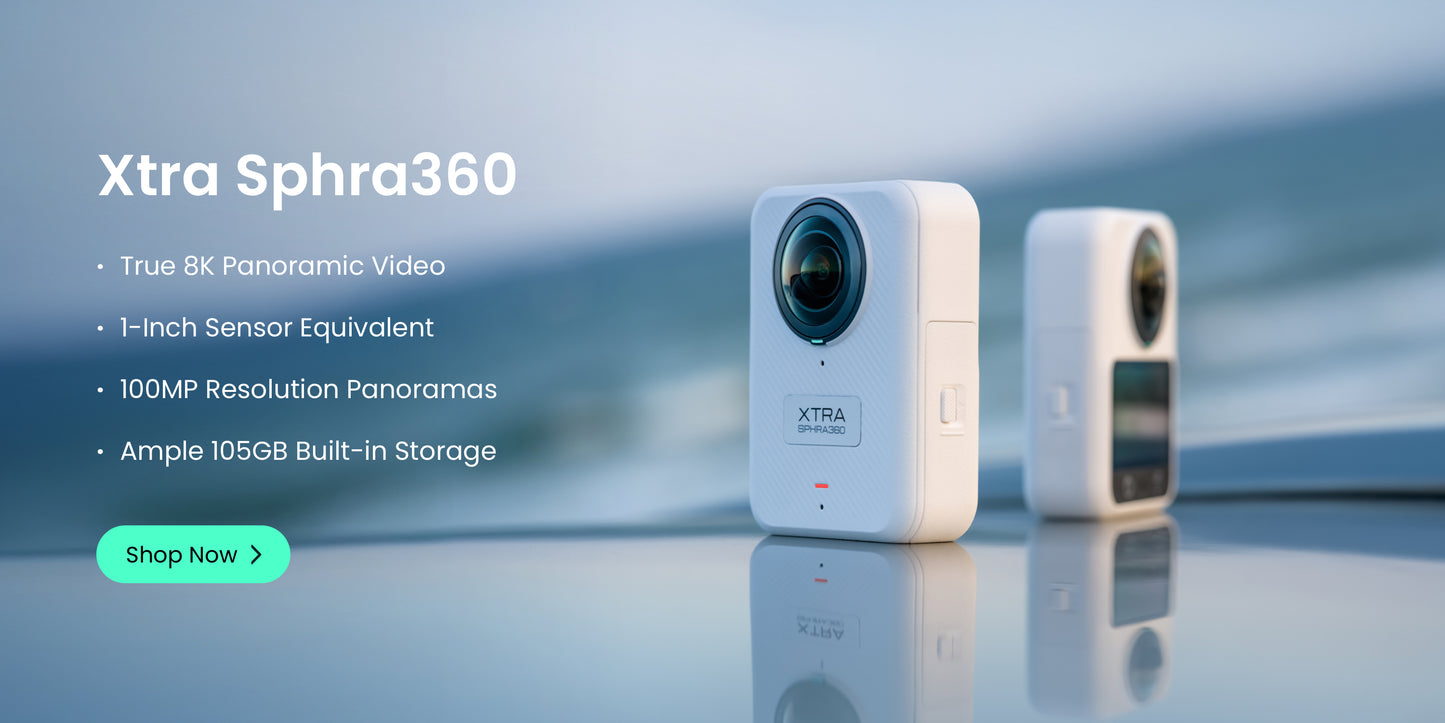 Xtra Sphra360: The Pro 8K 360 Action Camera for Creators