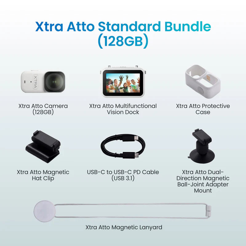 Xtra Atto: 1/1.3″ Sensor, 220-Min Battery & 4K/60fps Vlog Cam