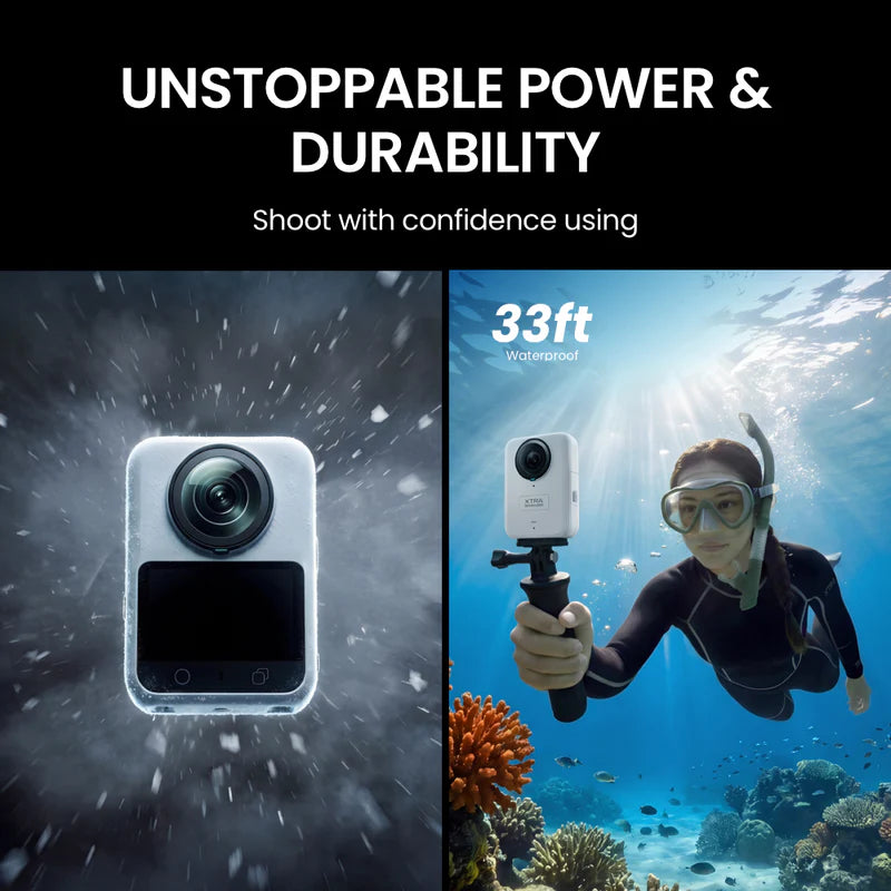 Xtra Sphra360: The Pro 8K 360 Action Camera for Creators