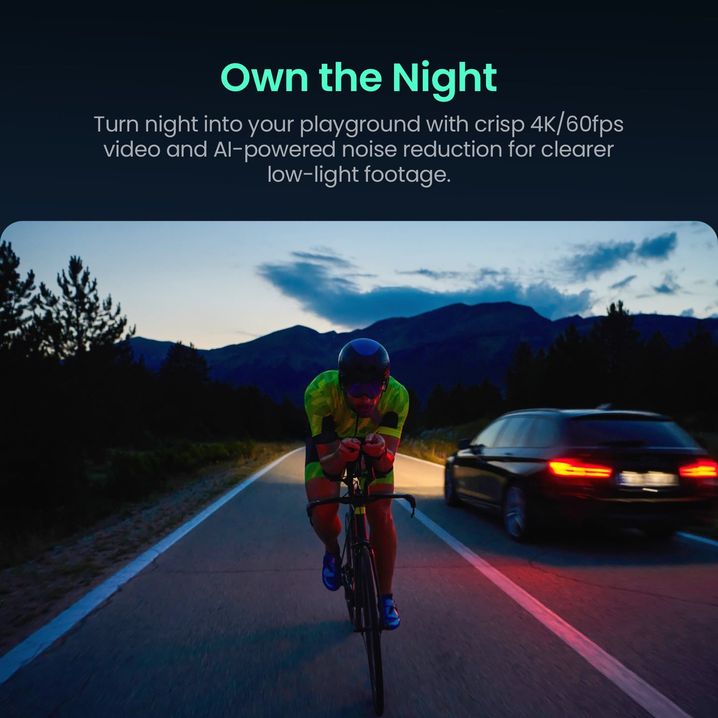 Xtra Edge Pro: 4K Action Camera With 1/1.3" Sensor & Night View