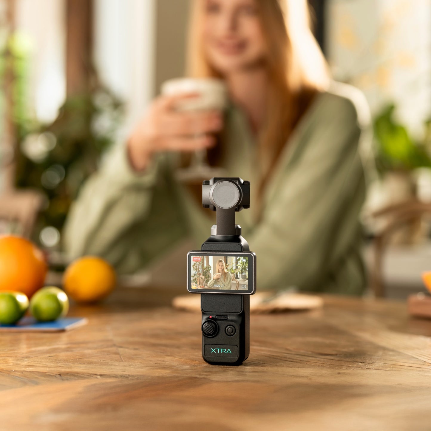 Xtra Muse: 4K/120fps Pocket Gimbal Camera with 1" CMOS Sensor