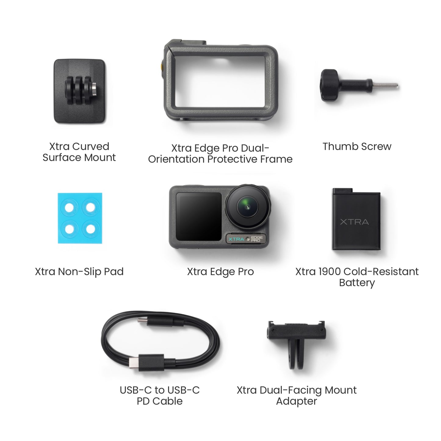 Xtra Edge Pro: 4K Action Camera With 1/1.3" Sensor & Night View
